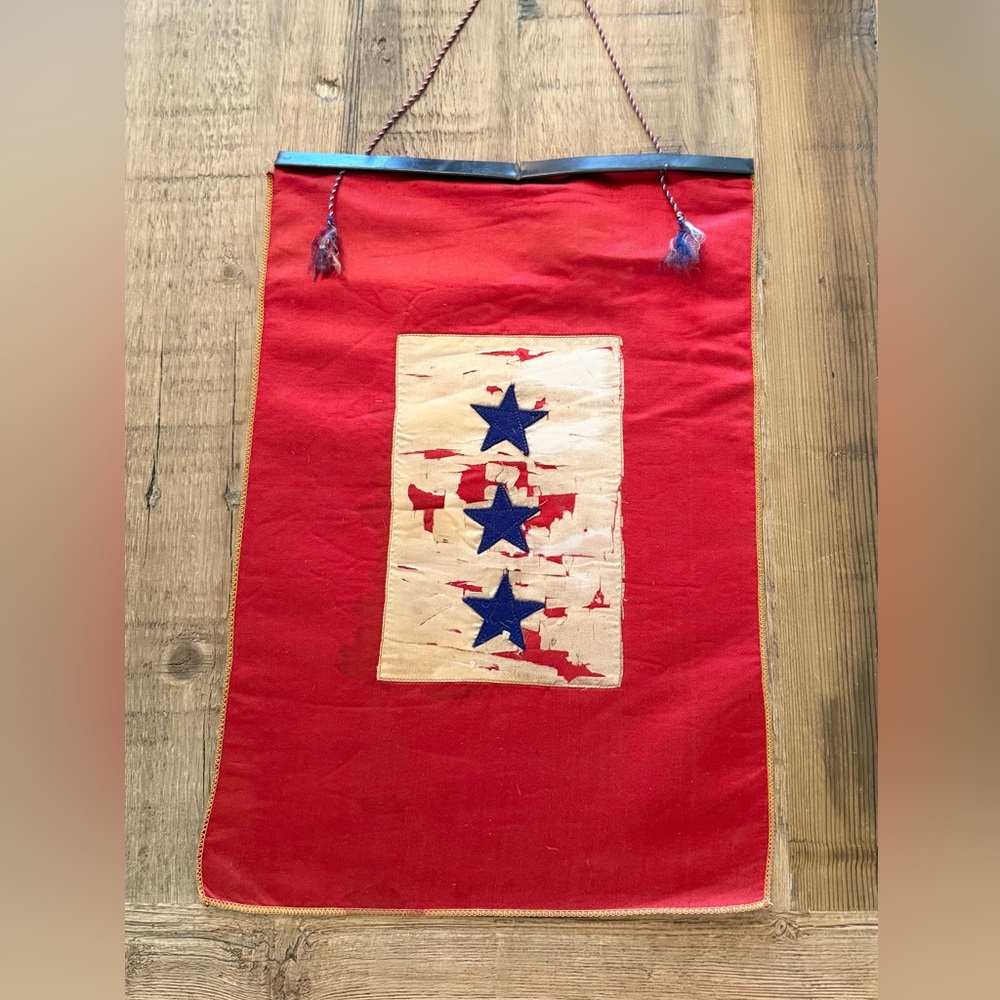 WWI Blue Star Sons in Service Display Flag. Americana  | Collectible | Military